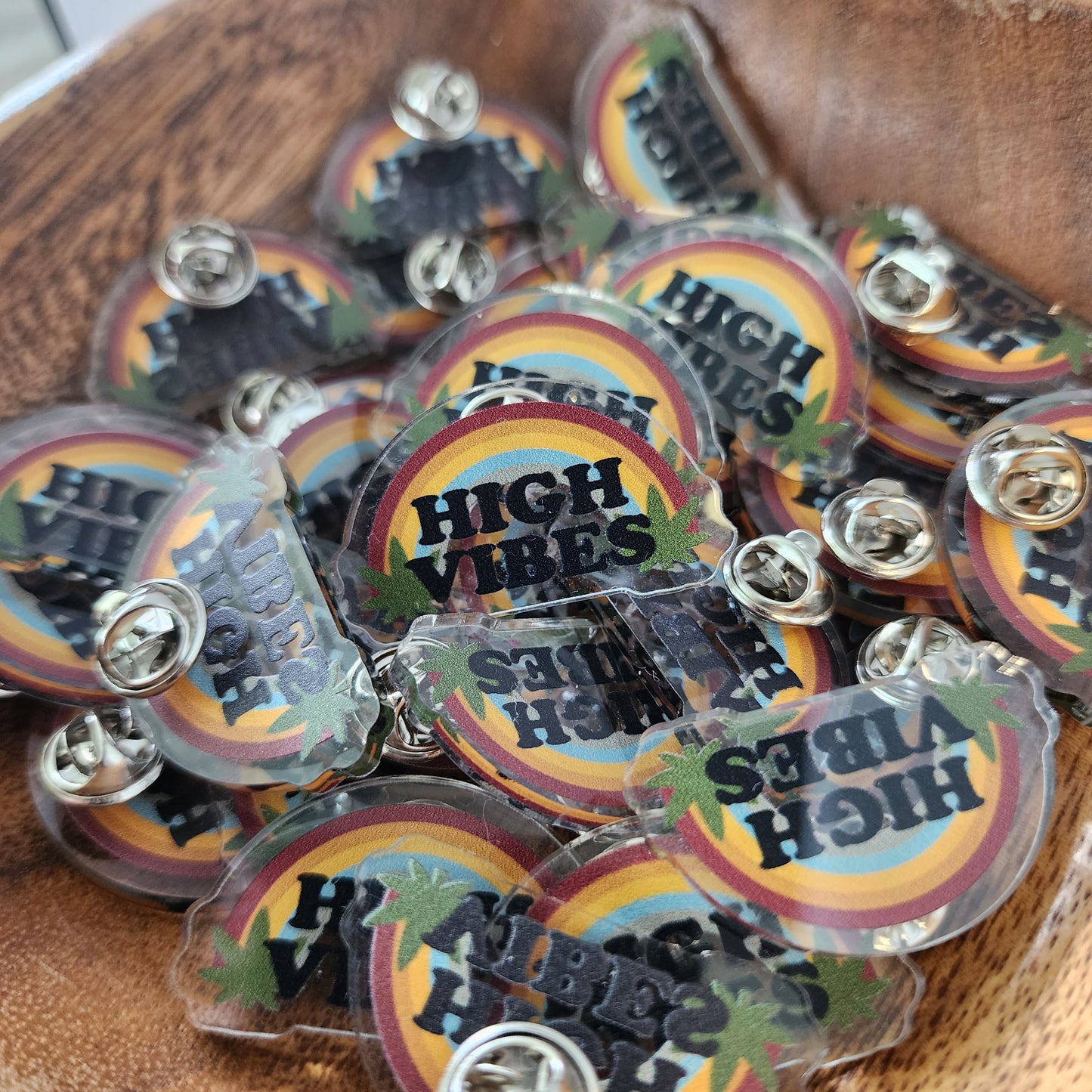High Times Acrylic Pin