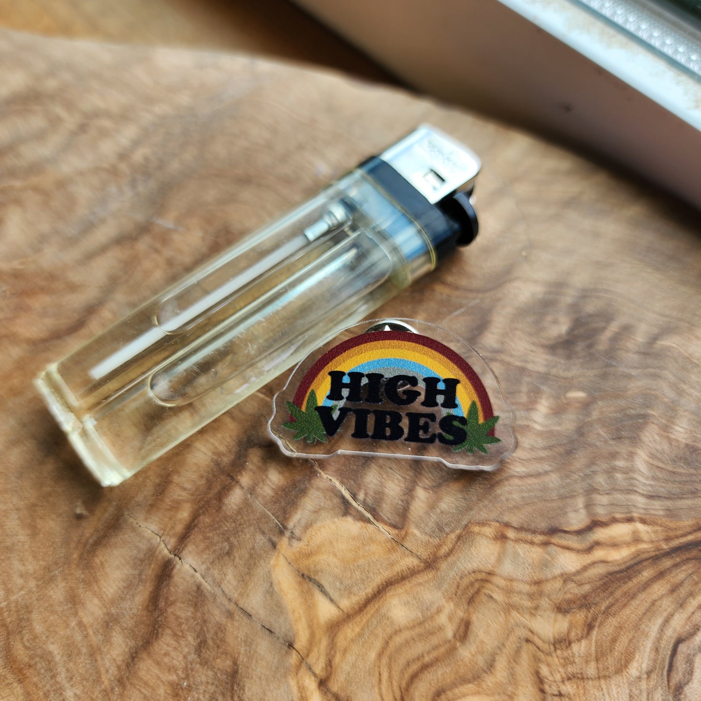 High Times Acrylic Pin