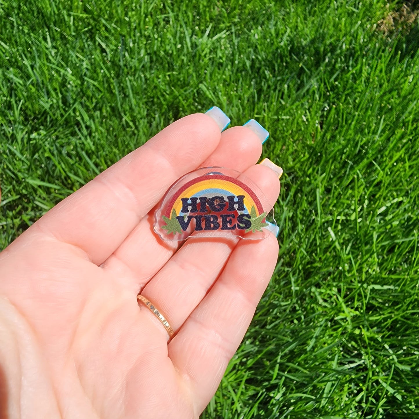 High Times Acrylic Pin