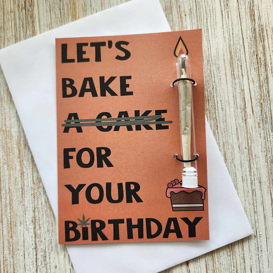 Let's bake for your birthday Greeting Card