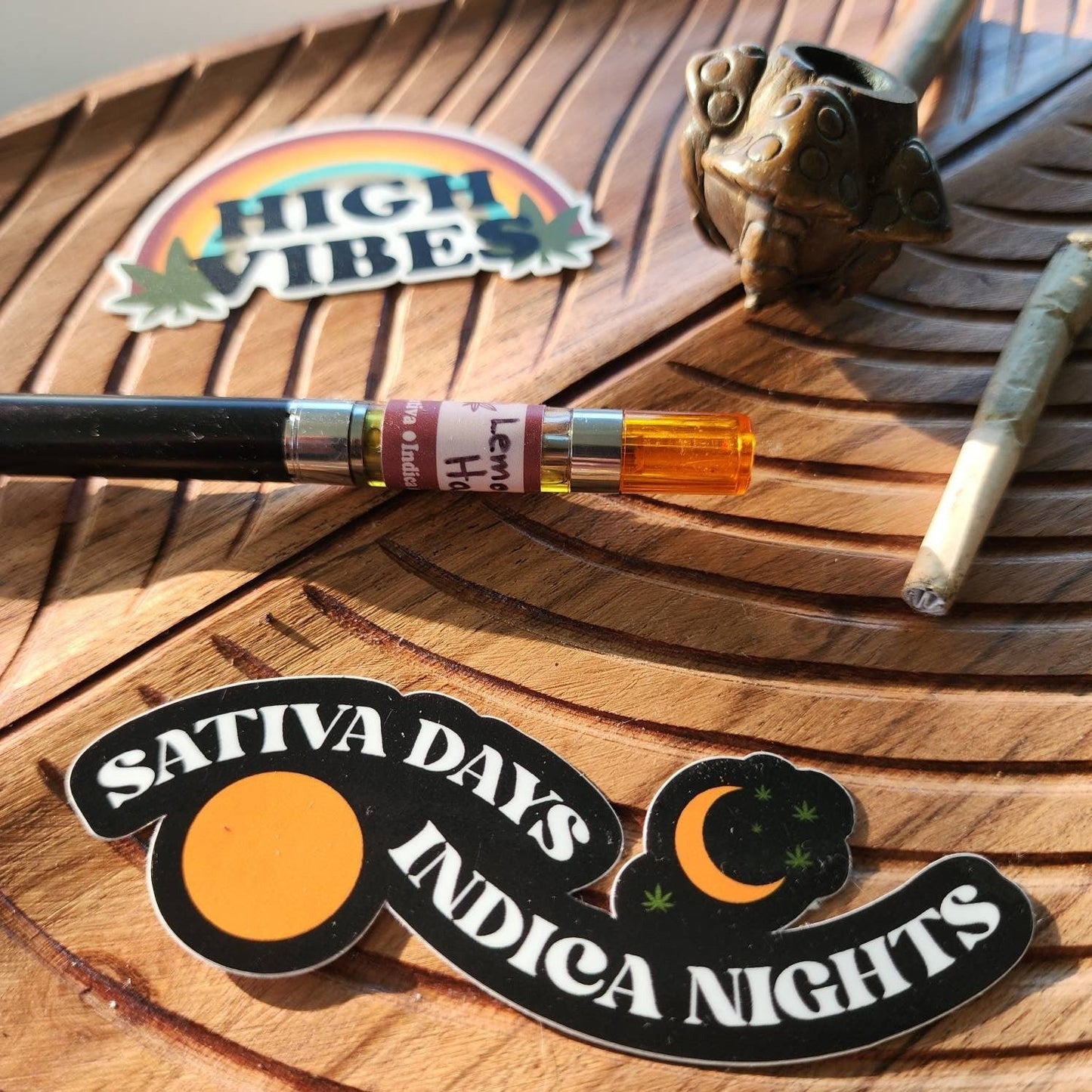 Sativa Days Indica Nights Sticker