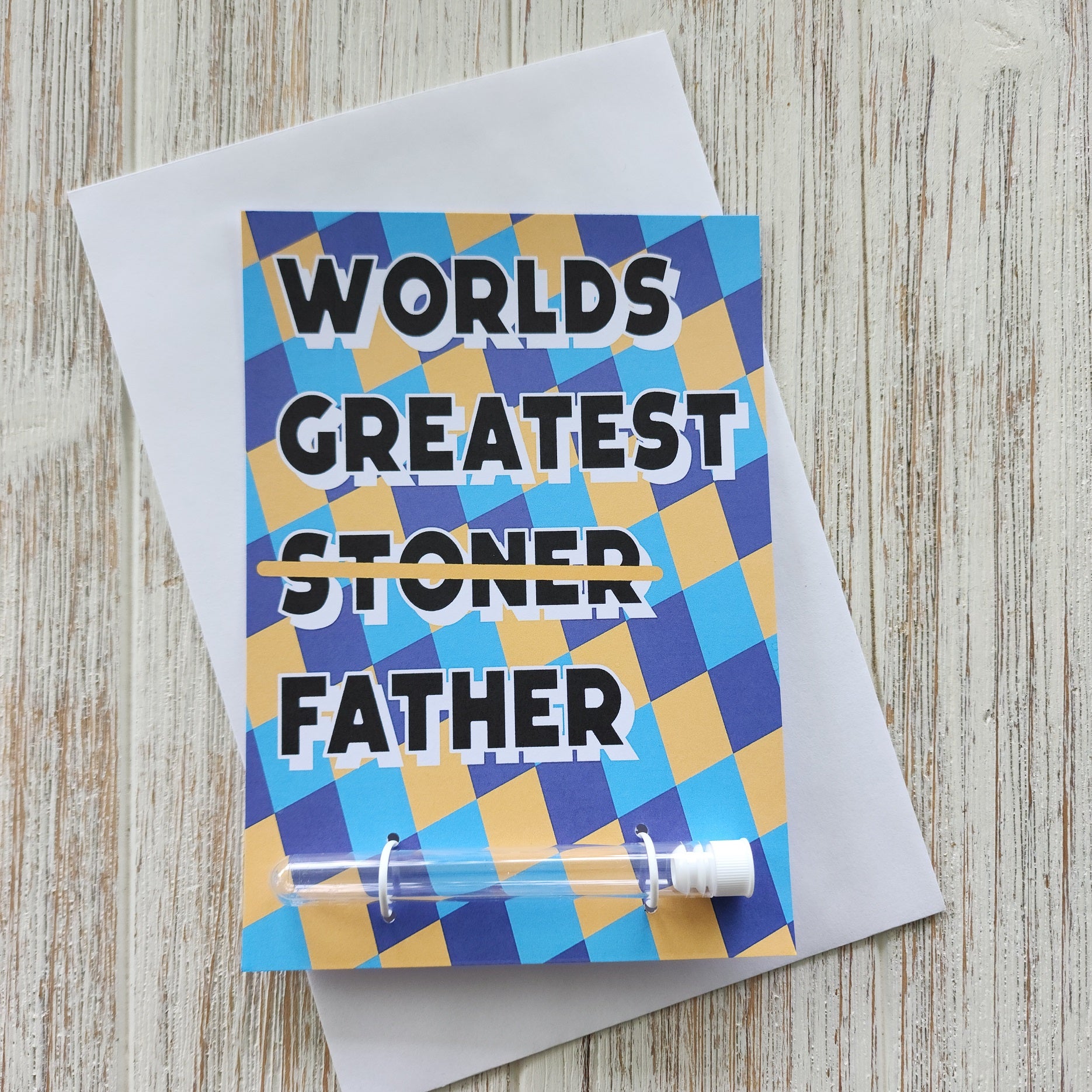 World greatest stoner -&nbsp;420 Greeting Post Cards with Joint holder