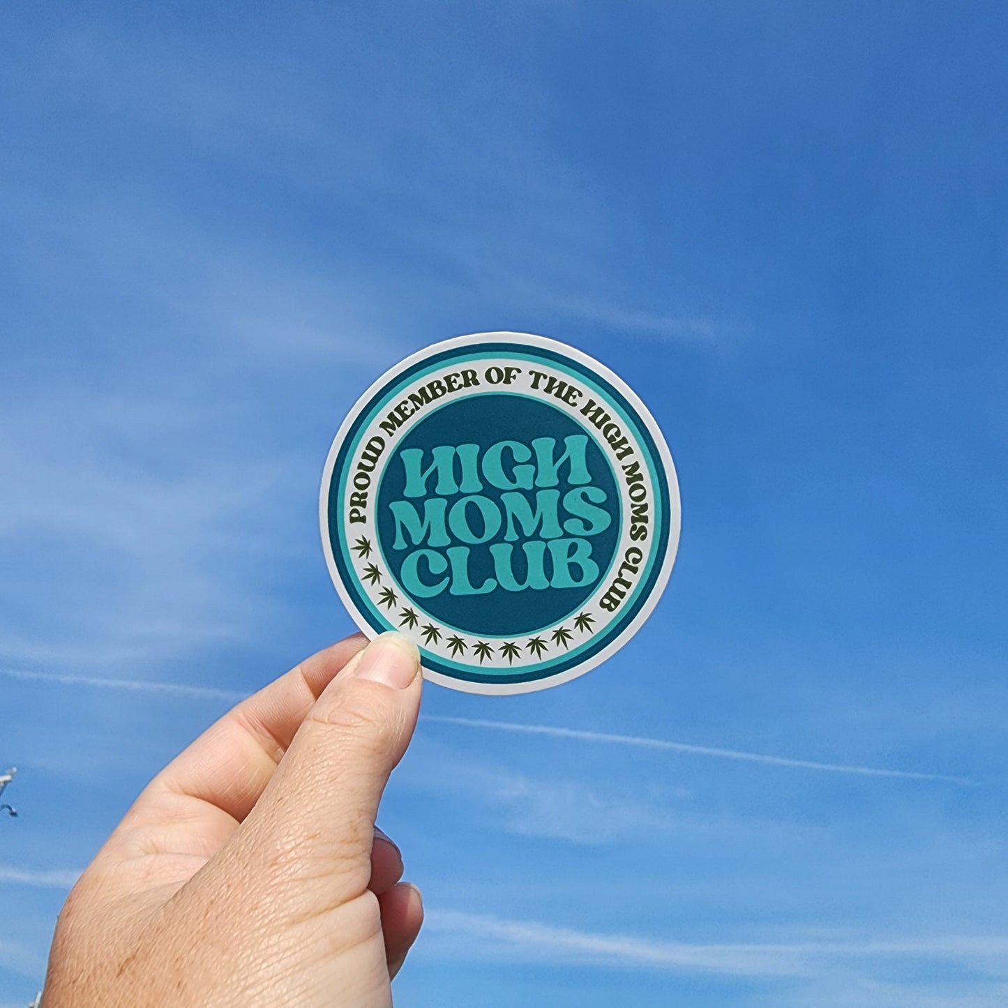 Proud Member Of The High Moms Club Sticker