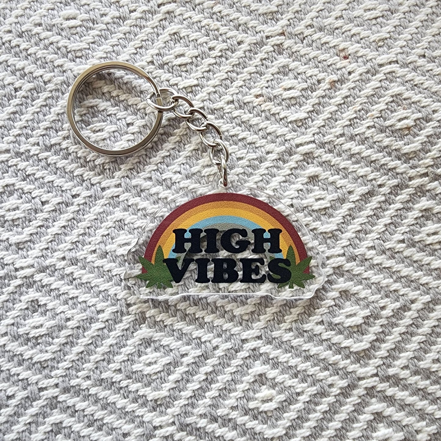 High Vibes Keychain