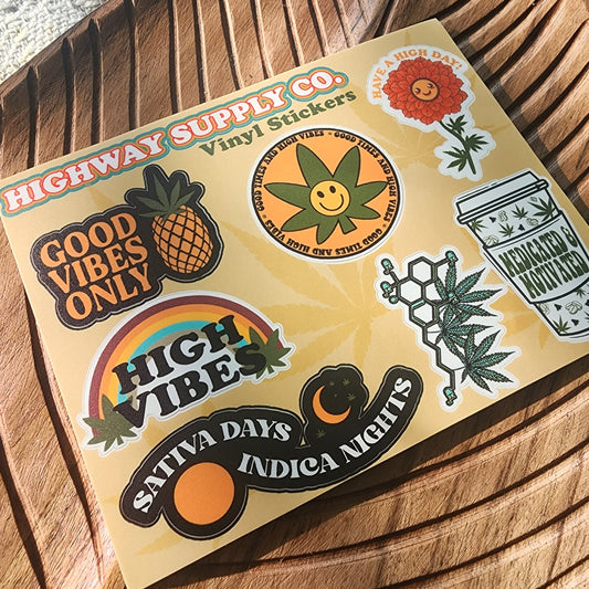 Cannabis Sticker Sheet