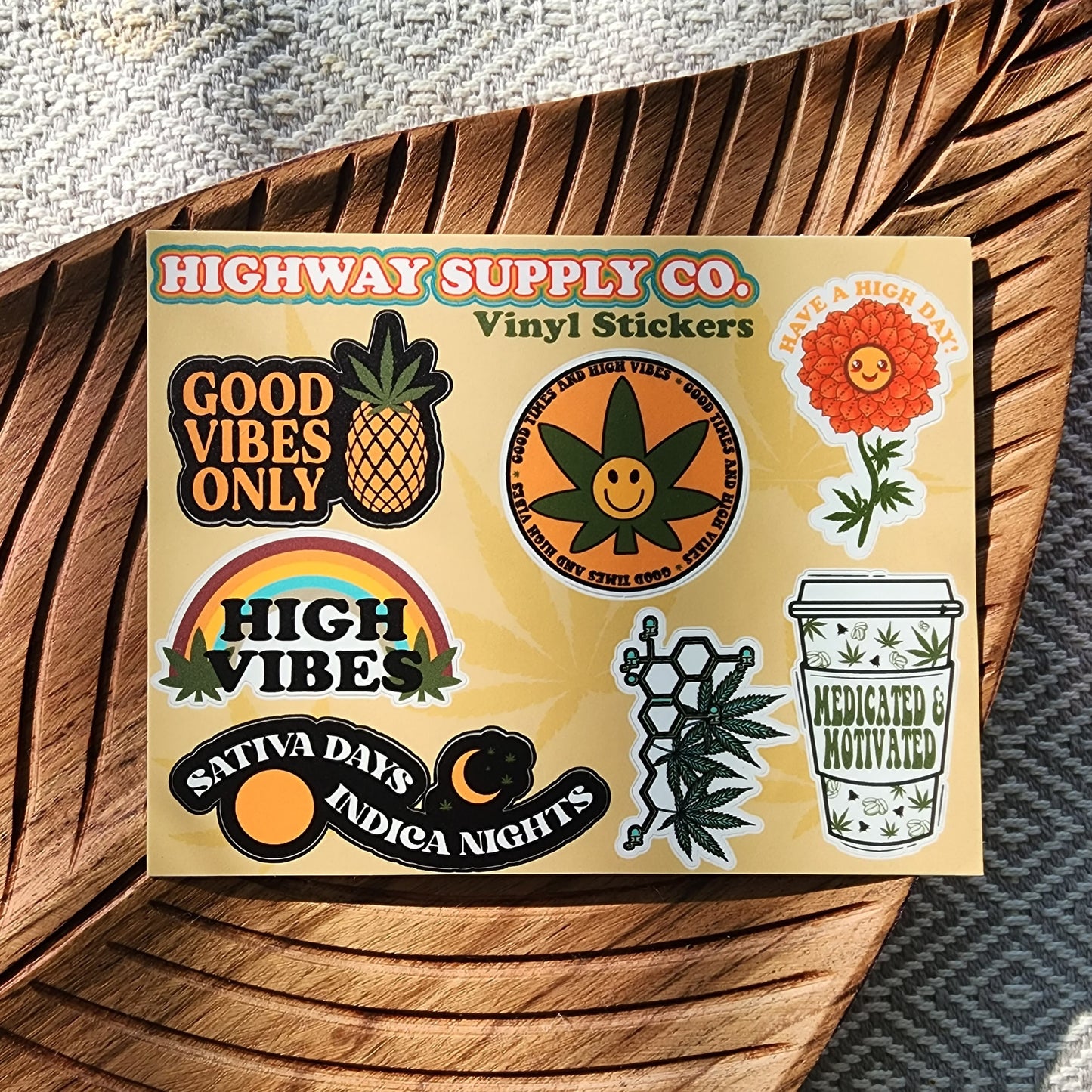 Cannabis Sticker Sheet