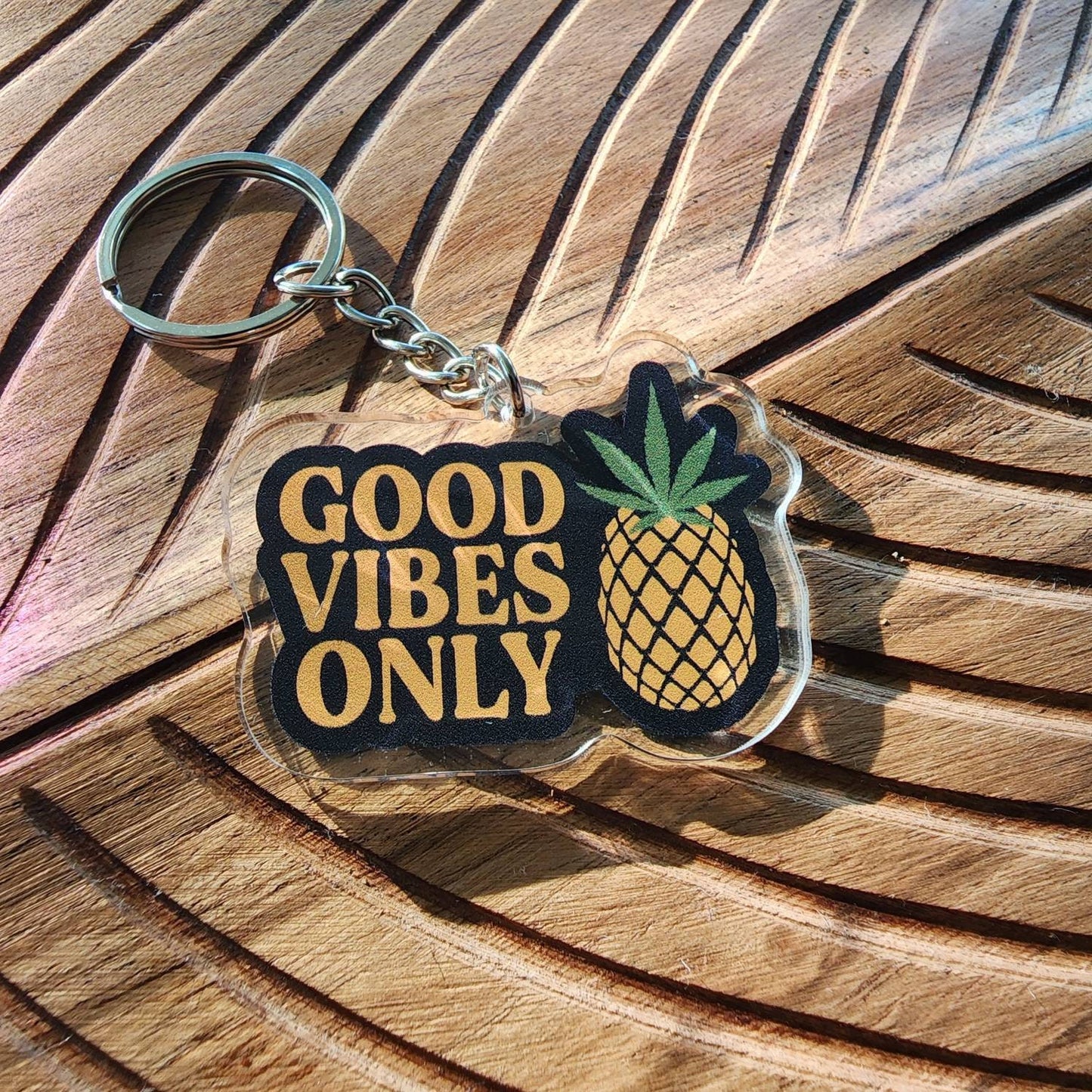Good Vibes Only Keychain
